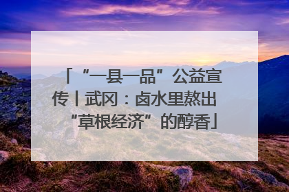 “一县一品”公益宣传丨武冈：卤水里熬出“草根经济”的醇香