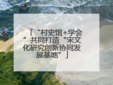 “村史馆+学会”共同打造“宋文化研究创新协同发展基地”