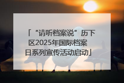 “请听档案说”历下区2025年国际档案日系列宣传活动启动