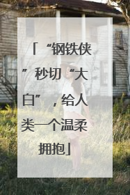 “钢铁侠”秒切“大白”，给人类一个温柔拥抱