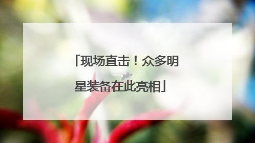 现场直击！众多明星装备在此亮相