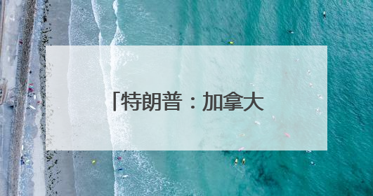 特朗普：加拿大可免费用“金穹”，但有个条件