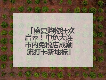 盛夏购物狂欢启幕！中免大连市内免税店成潮流打卡新地标