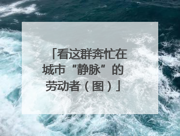 看这群奔忙在城市“静脉”的劳动者（图）
