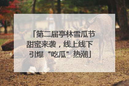 第二届亭林雪瓜节甜蜜来袭，线上线下引爆“吃瓜”热潮