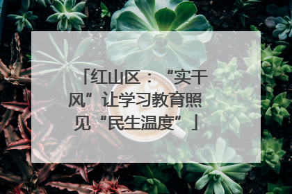 红山区：“实干风”让学习教育照见“民生温度”
