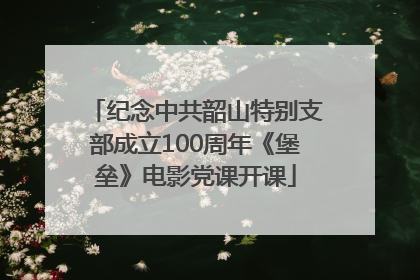 纪念中共韶山特别支部成立100周年《堡垒》电影党课开课