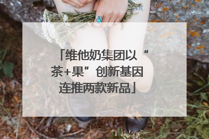 维他奶集团以“茶+果”创新基因连推两款新品
