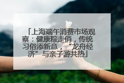 上海端午消费市场观察：健康粽走俏，传统习俗添新意，“龙舟经济”与亲子游共热