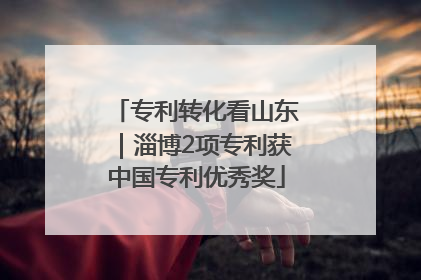 专利转化看山东｜淄博2项专利获中国专利优秀奖