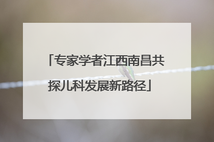 专家学者江西南昌共探儿科发展新路径