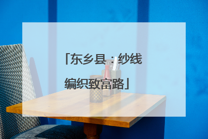 东乡县：纱线编织致富路