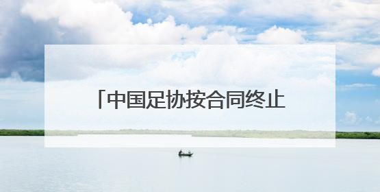 中国足协按合同终止与国足主帅伊万合作