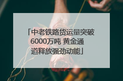 中老铁路货运量突破6000万吨 黄金通道释放强劲动能