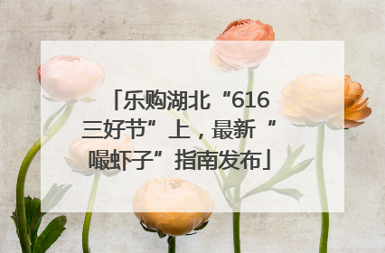 乐购湖北“616三好节”上，最新“嘬虾子”指南发布
