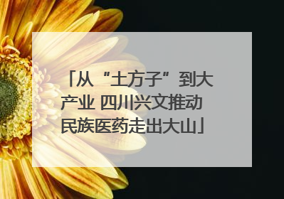从“土方子”到大产业 四川兴文推动民族医药走出大山