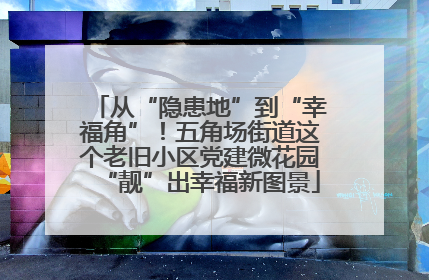 从“隐患地”到“幸福角”！五角场街道这个老旧小区党建微花园“靓”出幸福新图景