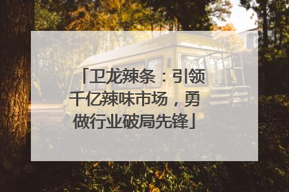 卫龙辣条：引领千亿辣味市场，勇做行业破局先锋