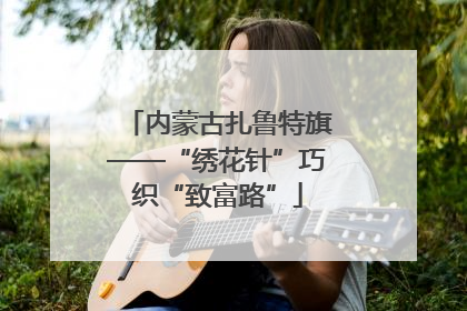 内蒙古扎鲁特旗——“绣花针”巧织“致富路”