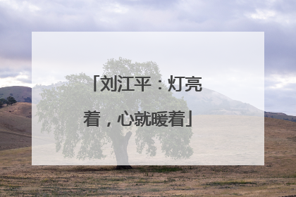 刘江平：灯亮着，心就暖着