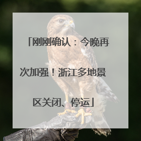 刚刚确认：今晚再次加强！浙江多地景区关闭、停运