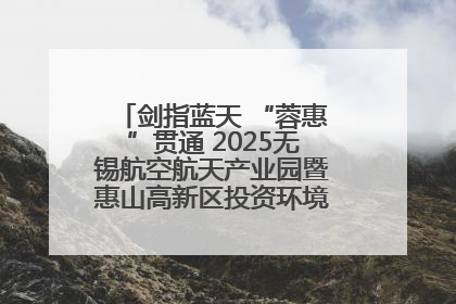 剑指蓝天 “蓉惠”贯通 2025无锡航空航天产业园暨惠山高新区投资环境推介会在成都举行