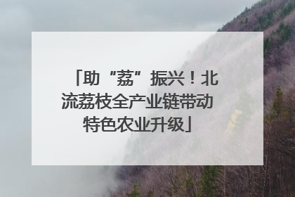 助“荔”振兴！北流荔枝全产业链带动特色农业升级