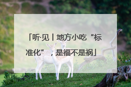 听·见丨地方小吃“标准化”，是福不是祸