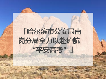 哈尔滨市公安局南岗分局全力以赴护航“平安高考”