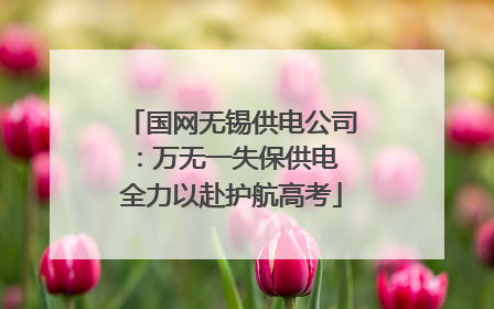 国网无锡供电公司：万无一失保供电 全力以赴护航高考