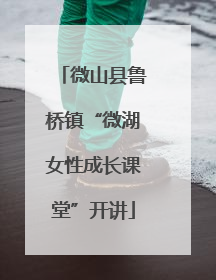 微山县鲁桥镇“微湖女性成长课堂”开讲