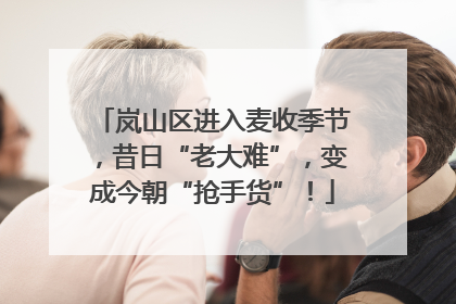 岚山区进入麦收季节，昔日“老大难”，变成今朝“抢手货”！