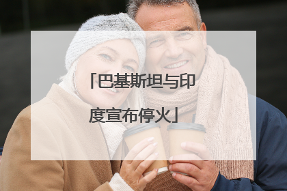 巴基斯坦与印度宣布停火