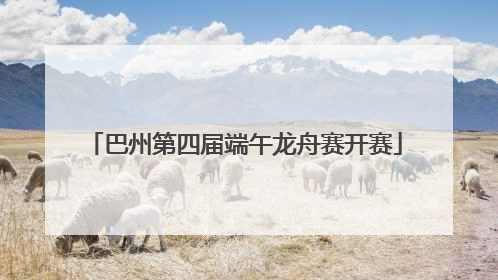 巴州第四届端午龙舟赛开赛