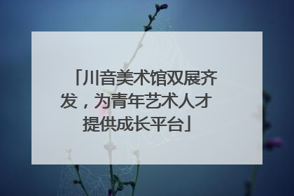 川音美术馆双展齐发，为青年艺术人才提供成长平台