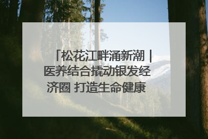 松花江畔涌新潮｜医养结合撬动银发经济圈 打造生命健康产业新样本