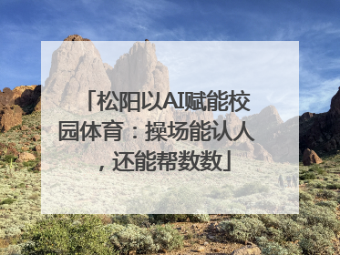 松阳以AI赋能校园体育：操场能认人，还能帮数数