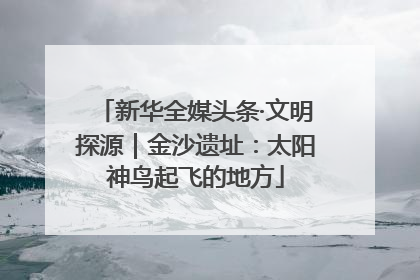 新华全媒头条·文明探源｜金沙遗址：太阳神鸟起飞的地方