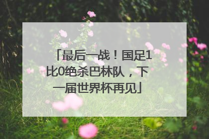 最后一战！国足1比0绝杀巴林队，下一届世界杯再见