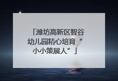 潍坊高新区智谷幼儿园精心培育“小小策展人”