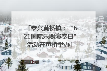 泰兴黄桥镇：“6·21国际乐器演奏日”活动在黄桥举办