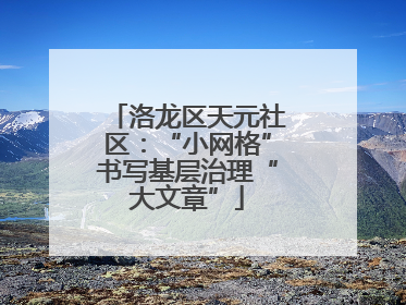 洛龙区天元社区：“小网格”书写基层治理“大文章”
