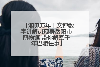湘见万年丨文博数字讲解员现身岳阳市博物馆 带你解密千年巴陵往事