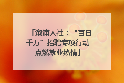 溆浦人社：“百日千万”招聘专项行动点燃就业热情