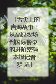 舌尖上的青海故事：从高原牧场到国际餐桌的进阶密码 本报记者 罗 珺