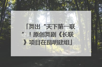 舞出“天下第一联”！原创舞剧《长联》项目在昆明建组