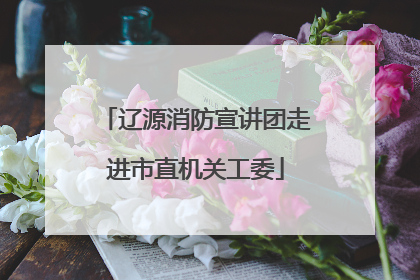 辽源消防宣讲团走进市直机关工委