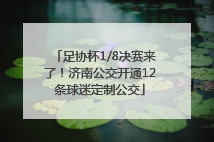 足协杯1/8决赛来了！济南公交开通12条球迷定制公交