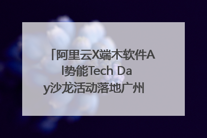 阿里云X端木软件Al势能Tech Day沙龙活动落地广州 邀您共启AI势能