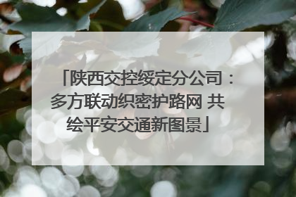 陕西交控绥定分公司：多方联动织密护路网 共绘平安交通新图景
